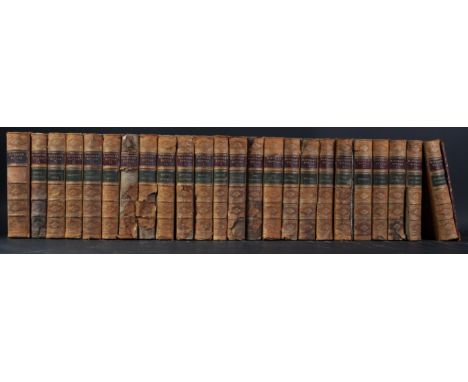 The Waverley Novels : Centenary Edition 1871-1891.&nbsp;Printed by R &amp; R Clark, Edinburgh.&nbsp; 8vo, half tan leather, m