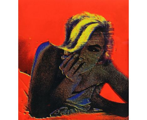 After Bert Stern. 'Last Sitting', serigraph. Unsigned. 26 x 26. Mounted, framed and glazed. Size in frame: 45 x 43.5cm. .    