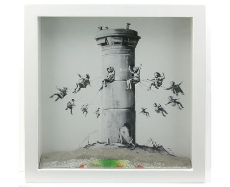 § Banksy (British, b.1974), Walled Off Hotel box set, print with concrete relief, from the open edition, in the artist's desi