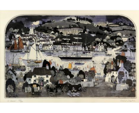 Graham Clarke signed limited edition print, 'A-Rovin', 245/300, 38.5cm x 57.5cm,.    