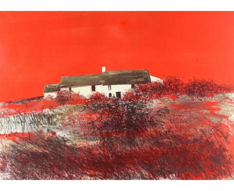 David Humphreys (British, b.1937), Dorset Cottage, artists proof print in colours, signed, titled and numbered in pencil to m