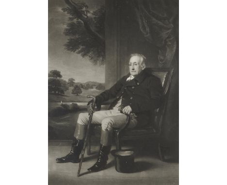 JAMES FAED (1821-1911) AFTER SIR FRANCIS GRANT, PRA (1803-1878)  PORTRAIT OF THE DUKE OF PORTLAND  mezzotint with margins, 67