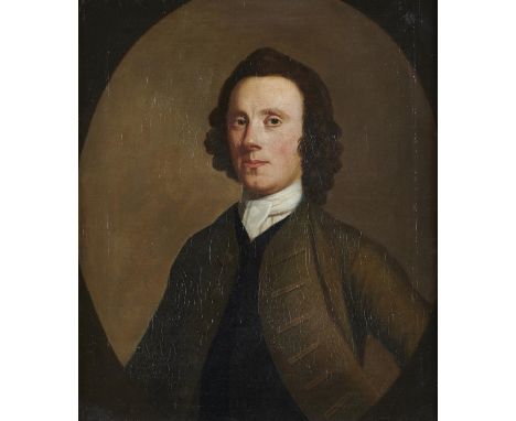 SCOTTISH SCHOOL, 18TH CENTURY PORTRAIT OF A GENTLEMAN SAID TO BE WILLIAM BAILLIE OF LAMINGTON SOUTH LANARKSHIRE  bust length 