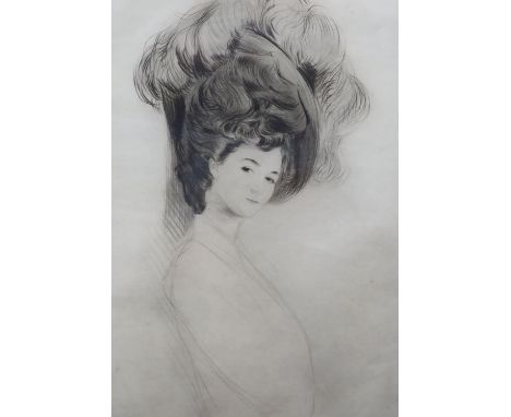 Edgar Chahine (1874-1947)SimoneDrypoint etching with aquatintSigned in pencil46 x 32 cm.