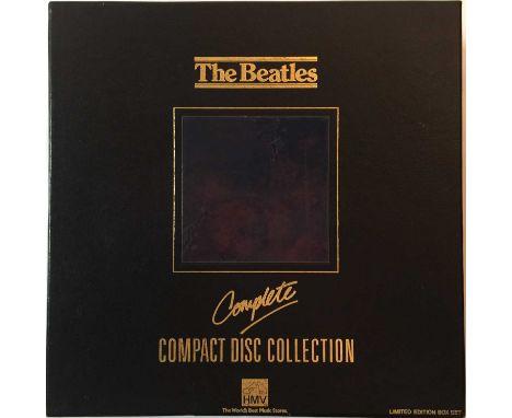 THE BEATLES - COMPLETE COMPACT DISC COLLECTION (HMV BOX SET - WITH SIGNED COPIES). Ace collectors' item with this limited edi