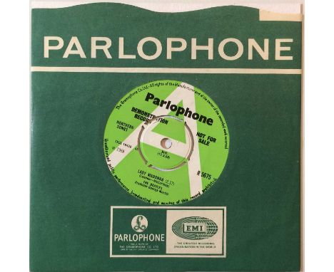 THE BEATLES - LADY MADONNA 7" - ORIGINAL UK DEMO (PARLOPHONE - R 5675). Wonderful to see original UK demo copy of Lady Madonn