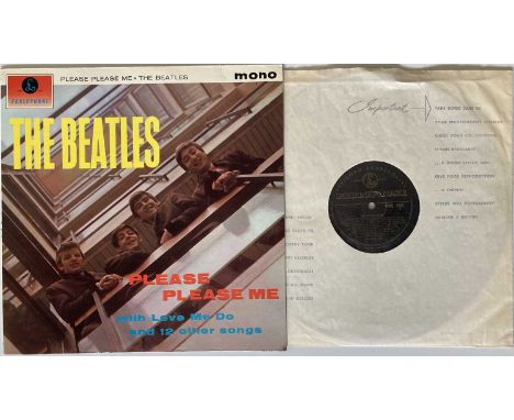 THE BEATLES - PLEASE PLEASE ME LP (ORIGINAL UK 'BLACK AND GOLD' PMC 1202 - ARCHIVE COPY). An unbelievable condition 1st UK mo