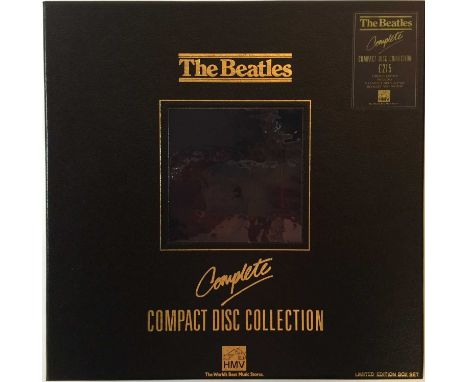 THE BEATLES - COMPACT DISC COLLECTION (HMV BOX SET - WITH SIGNED COPIES). Excellent collectors' item with this limited editio