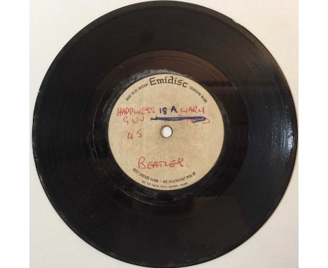 THE BEATLES - HAPPINESS IS A WARM GUN (IN YOUR HAND) - ORIGINAL EMIDISC 7" ACETATE RECORDING. A quite wonderful piece of Beat