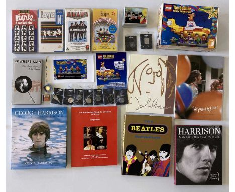 Beatles collectables to inc: Yellow Submarine (21306) in original box, box signed by designer Kevin Szeto (with leaflet adver