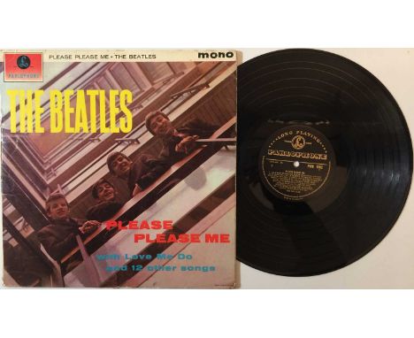 THE BEATLES - PLEASE PLEASE ME (MONO 'BLACK AND GOLD' ORIGINAL PMC 1202 - SOLID EXAMPLE). A well-presented original 1st UK mo