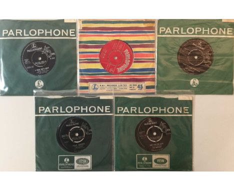 THE BEATLES - UK 7" COLLECTION (WITH ORIGINAL LOVE ME DO). Excellent clean package of 5 x original UK 7" to include Love Me D