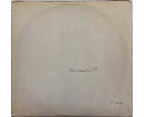 THE BEATLES - WHITE ALBUM LP - NUMBER 0000815 (ORIGINAL UK MONO COPY). Brill to see very low numbered original UK mono copy o