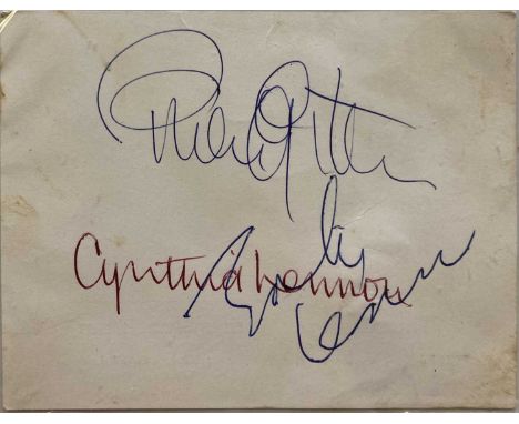 An original ticket for a 'Foyle's Luncheon' event at the Dorchester Hotel, London on April 23rd 1964 signed clearly to the ve