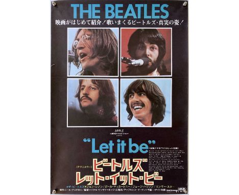 An original poster issued in 1970 for 'Let It Be'. Approx 20 x 28.5". Strong VF / NM condition with very light edge wear.