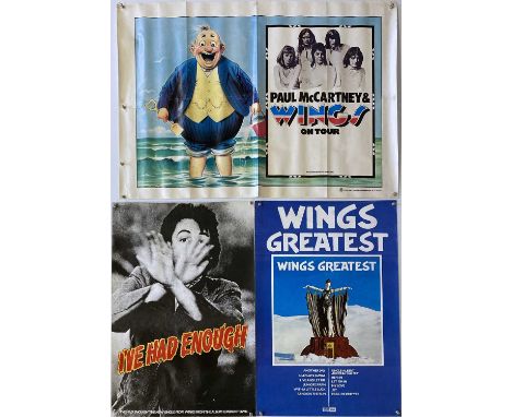 A great collection of six Paul McCartney/Wings posters to include a 'Wings Greatest' promo poster, a Paul McCartney 'World To