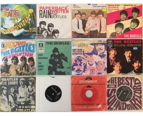 THE BEATLES - OVERSEAS 7"/EPs (LARGELY PICTURE SLEEVES). Smart collection of 30 x overseas 7"/EPs. Titles include Can't Buy M