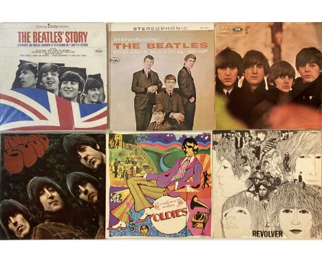 THE BEATLES - 60s TITLE LPs. Smart pack of 5 x LPs plus 1 x spare sleeve. Titles are Beatles For Sale (stock UK original PMC 