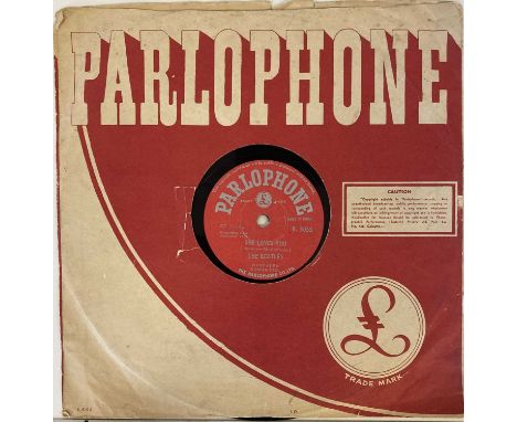 THE BEATLES - SHE LOVES YOU - ORIGINAL INDIAN 10" 78RPM RECORDING (PARLOPHONE - R. 5055). An astonishing Beatles rarity with 