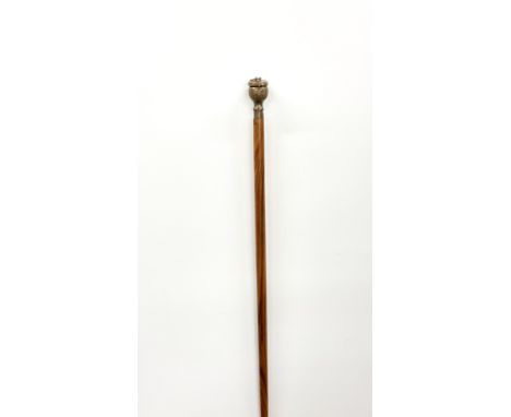 A compass handle walking stick, L. 94cm.