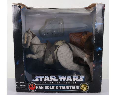 Star Wars Collector Series 12 inch Action Figures Dolls Han Solo and Tauntaun boxed Kenner 1997. Complete boxed, figures have