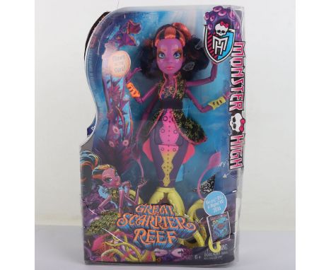 Monster High Kala Mer’ri Great Scarrier Reef Down Under Ghouls Daughter of Confidential Monster 2015 New in Box Doll Mattel. 