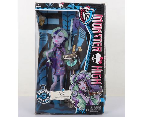 Monster High Twyla Daughter of the Boogey Man 2013 New in Box Doll Mattel. New in box never been removed. Good condition. Som