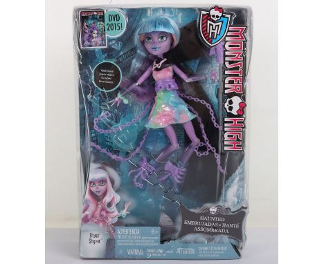 Monster High River Styxx Daughter of the Grim Reaper Haunted 2014 New in Box Doll Mattel. New in box never been removed. Good