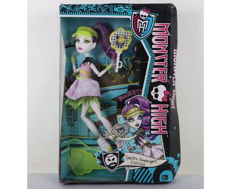 Monster High Spectra Vondergeist Ghoul Sports 2013 New in Box Doll Mattel. New in box never been removed. Good condition. Som