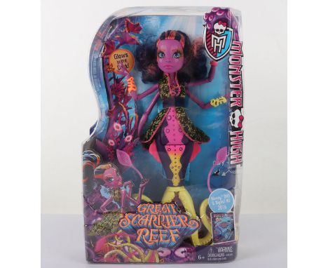 Monster High Kala Mer’ri Great Scarrier Reef Down Under Ghouls Daughter of Confidential Monster 2015 New in Box Doll Mattel. 