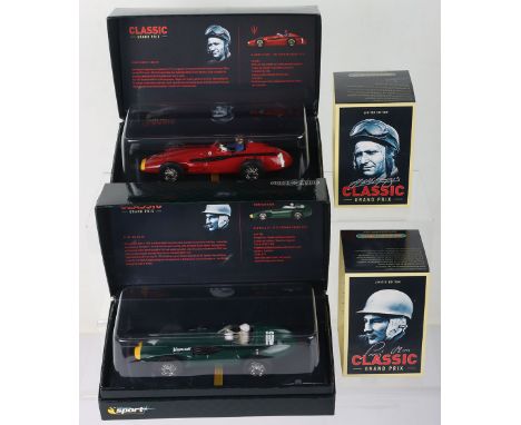 Two boxed Scalextric limited edition Goodwood Revival Meeting Classic Grand Prix slot cars, editions of 6000, C2551A Juan Man