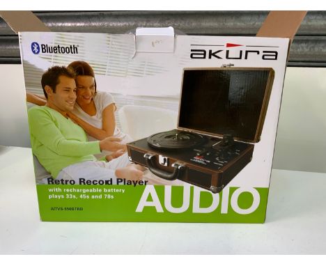 Akura Retro Record Player 