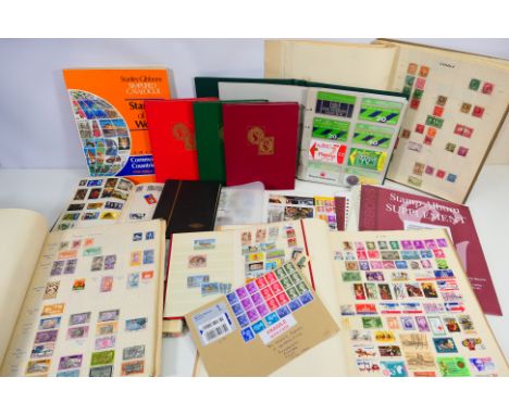 A collection of stamps, GB and foreign, Stanley Gibbons Stamp Album Supplements, philatelic literature and other. [W]