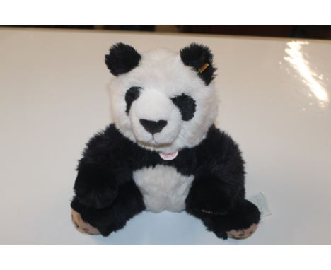 A Steiff panda bear