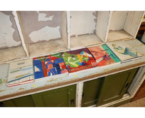 A collection of five david Hockney books 