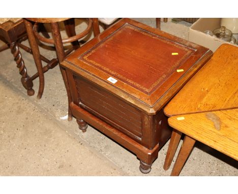 A Victorian step commode 
