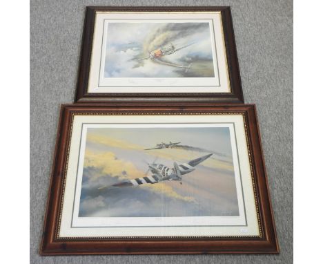 Philip West, 20th century, Battle Line, limited edition print, signed twice to the margin in pencil, 46 x 73cm, together with