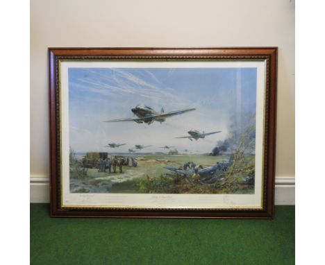 Frank Wootton, Adlertag 15 August 1940, Battle of Britain limited edition print, 1017/1500, 58 x 86cm 