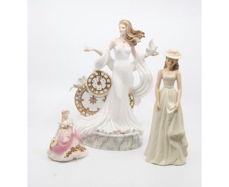 A Royal Worcester Figure "Millenna" in celebraton of the year 2000.&nbsp; Limited Edition of 1000, complete with box, a Coalp