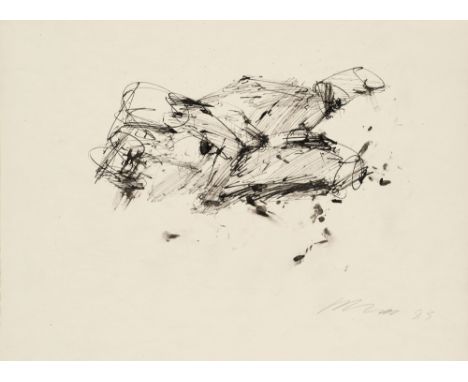 Josef MiklUntitled (sketch)1983India ink on paper; framed46.5 x 64.5 (cut-out)signed and dated on the lower right: Mikl 83