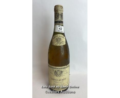 1991 Louis Jadot Saint-Aubin, 75cl, 13.5% vol / Please see images for fill level and general condition. Please be aware that 