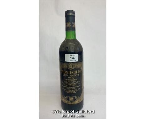 1985 Bodega Montecillo Rioja Vina Monty Gran Reserva, 75cl, 12.5% / Please see images for fill level and general condition. P