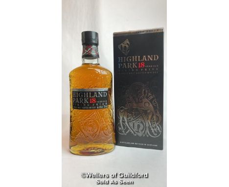 Highland Park Vikings Pride Single Malt Scotch Whisky, 2020 Batch, Aged 18 Years, 70cl, 43% vol, In original box / Please see