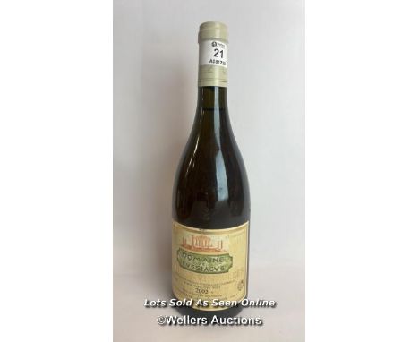 2002 Pouilly-Vinzelles White Burgandy Wine, 75cl, 13% vol / Please see images for fill level and general condition. Please be