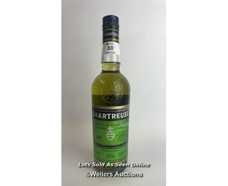 Chartreuse Liquer, 50cl, 55% vol / Please see images for fill level and general condition. Please be aware that the lack of a