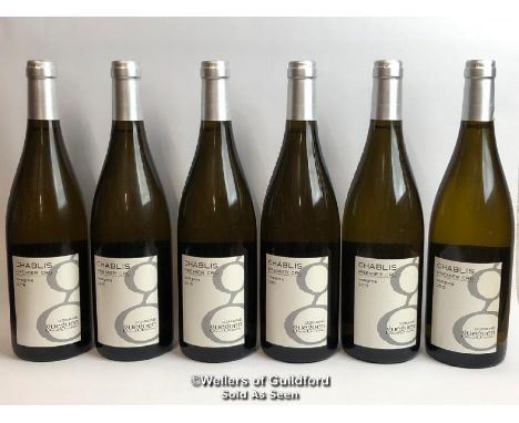 SIX BOTTLES OF 2015 CHABLIS 1ER CRU VOSGROS, DOMAINE GUEGUEN, BURGUNDY, 75CL, 12.5% VOL / THIS LOT ATTRACTS VAT ON THE HAMMER