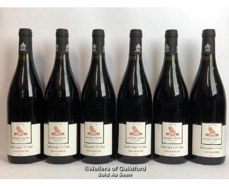 SIX BOTTLES OF 2016 MERCUREY 1ER CRU LES NAUGUES, DOMAINE JEANNIN-NALTET, BURGUNDY, RED, 75CL, 13% VOL / THIS LOT ATTRACTS VA