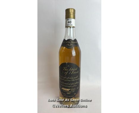 1997 The Spirit of Frosts, Single Malth Whisky, Commissioned to Mark Frosts 60th Anniversary, 70cl, 46% vol / Please see imag