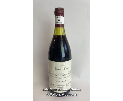 1982 Grande Reserve Cotes Du Rhone Villages, G No 67029, 75cl, 13% vol / Please see images for fill level and general conditi