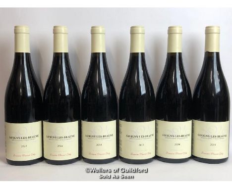 SIX BOTTLES OF 2014 SAVIGNY-LES-BEAUNE, DOMAINE VINCENT LEDY, BURGUNDY, RED, 75CL, 12.5% VOL / THIS LOT ATTRACTS VAT ON THE H